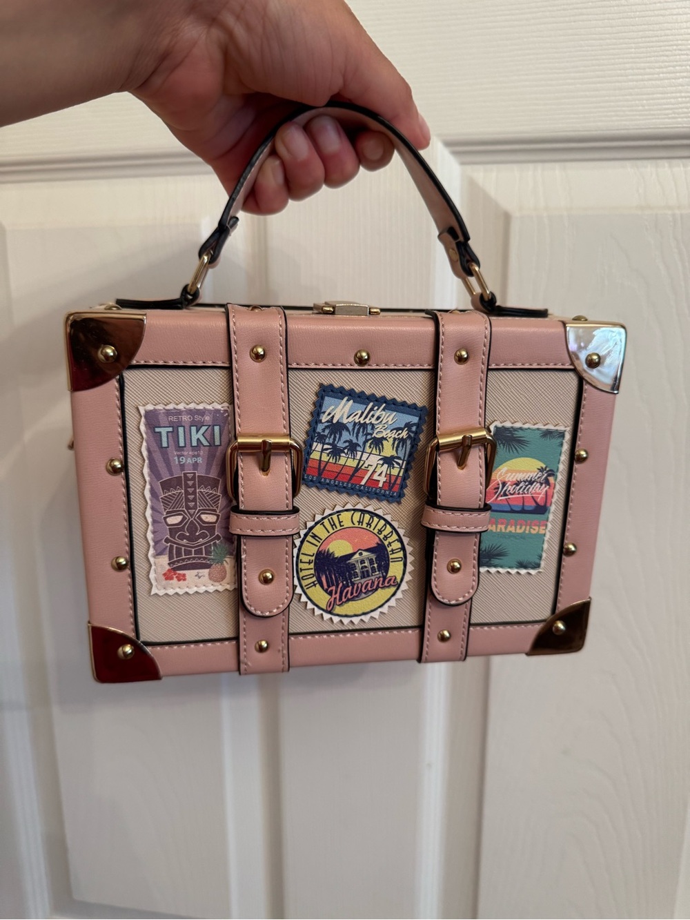 Aldo Calini mini suitcase trunk bag